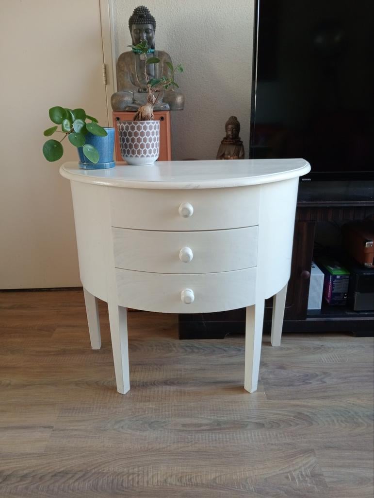 Prachtig hand gemaakt (oud/ vintage) kastje, Huis en Inrichting, Kasten | Ladekasten, Ophalen, Gebruikt, 50 tot 100 cm, 3 of 4 laden