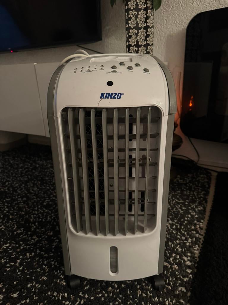 Kinzo Luchtkoeler / Luchtreiniger - Wit/Grijs, Ophalen, Gebruikt, Luchtreiniger