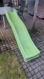 Kunststof glijbaan, Ophalen, Gebruikt