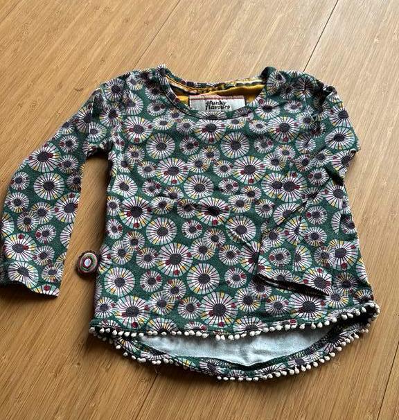 Shirt lange mouw 4funkyflavours 86-92, Ophalen of Verzenden, Zo goed als nieuw, Meisje, Shirtje of Longsleeve