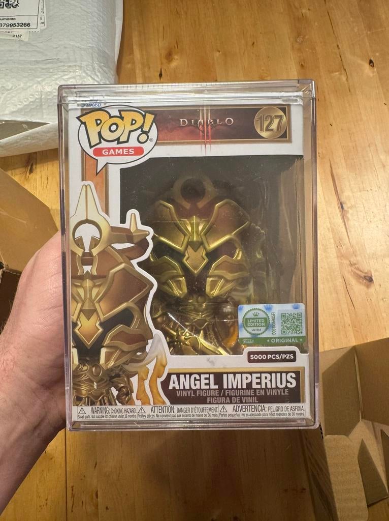 Diablo Funko Pop 127 Angel Imperius, Verzamelen, Poppetjes en Figuurtjes, Zo goed als nieuw, Ophalen of Verzenden