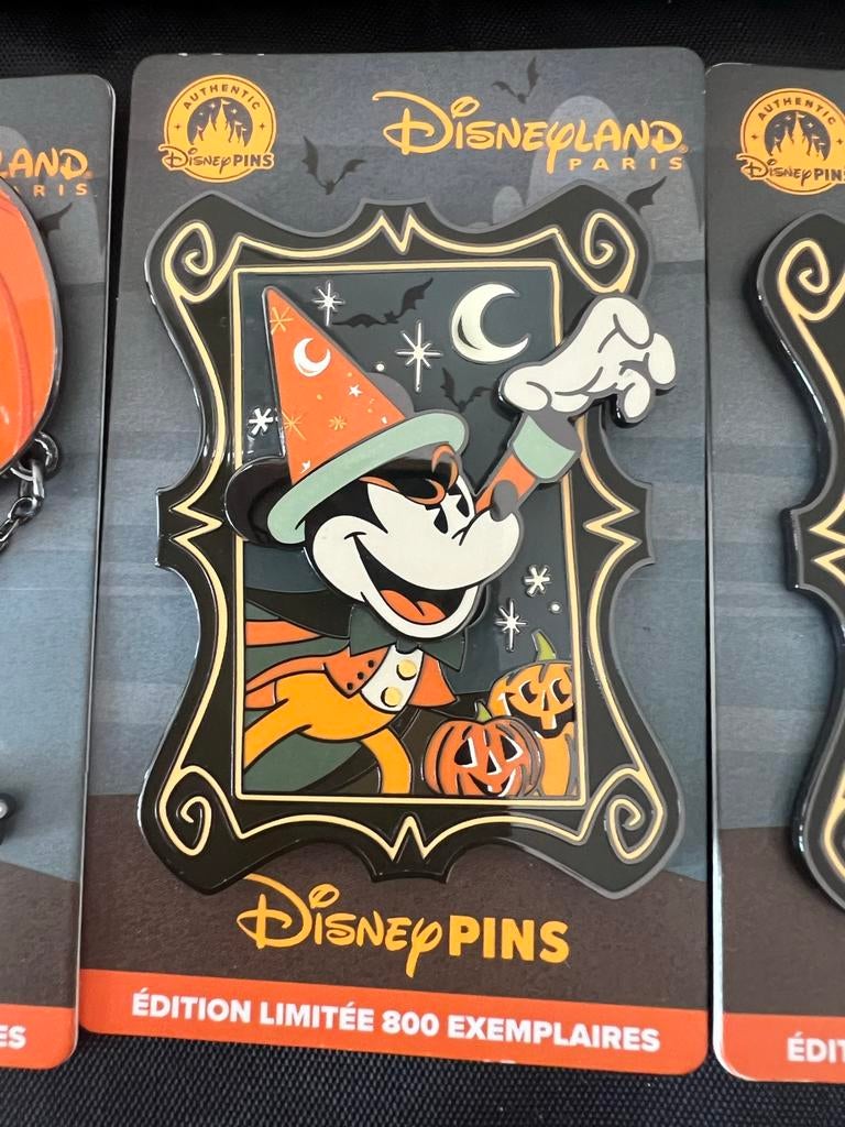 Disneyland Paris Halloween Pin - Mickey Sorcerer LE 800, Ophalen of Verzenden, Mickey Mouse, Nieuw, Overige typen