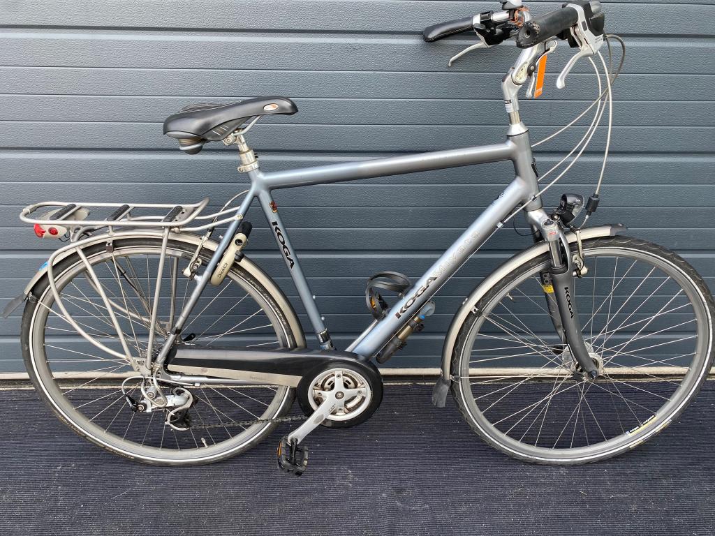 Koga miyata H61 grijs 27 versnelling, Gebruikt, Cleanbikes, Versnellingen, Info@cleanbikes.nl