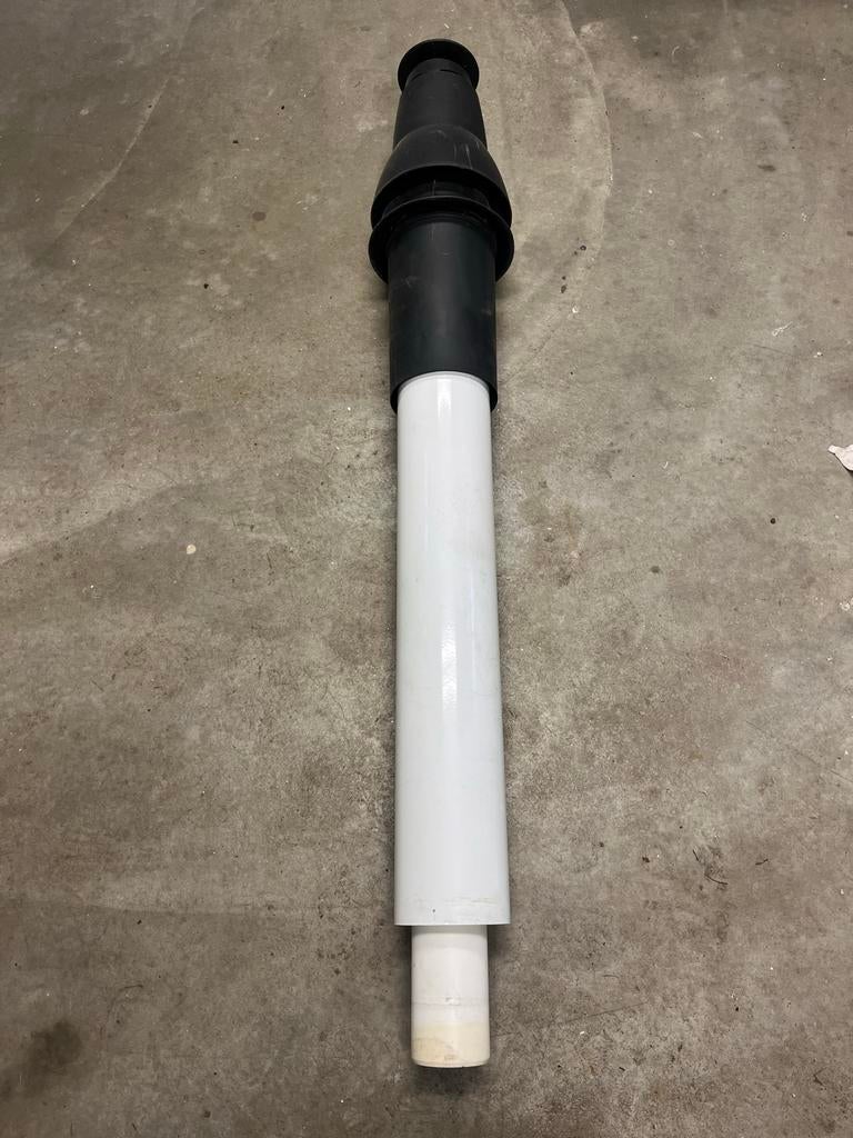 Rookgas afvoer en lucht toevoer HR CV ketel met dakdoorvoer, Ophalen, Gebruikt, Afzuiger