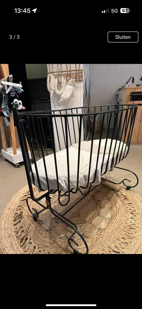 Metalen wieg, Kinderen en Baby's, Babywiegjes en Ledikanten, Ophalen, Nieuw, Wieg