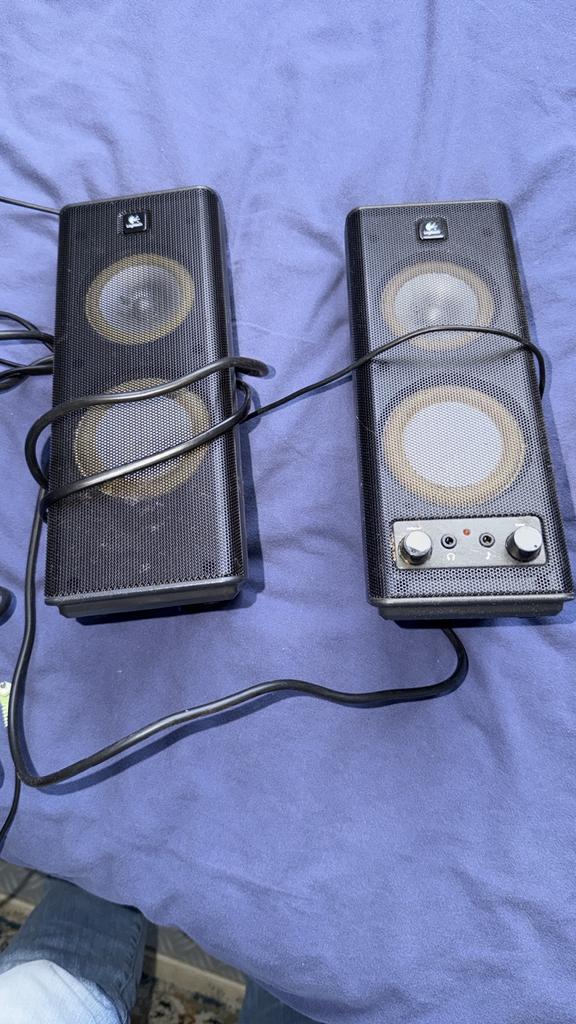 Logitech speakers voor laptop of PC, Computers en Software, Pc speakers, Gebruikt, Audiokanaal 2.0, Ophalen