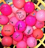 50 Roze golfballen mix, Sport en Fitness, Golf, Ophalen of Verzenden, Bal(len)