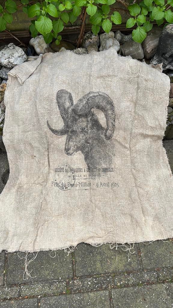 Linnen shabby doek, Ophalen