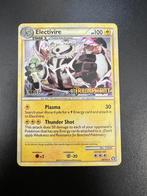 Pokemon Electivire  HGSS Triumphant Prerelease STAFF Promo, Ophalen of Verzenden, Zo goed als nieuw, Losse kaart, Foil