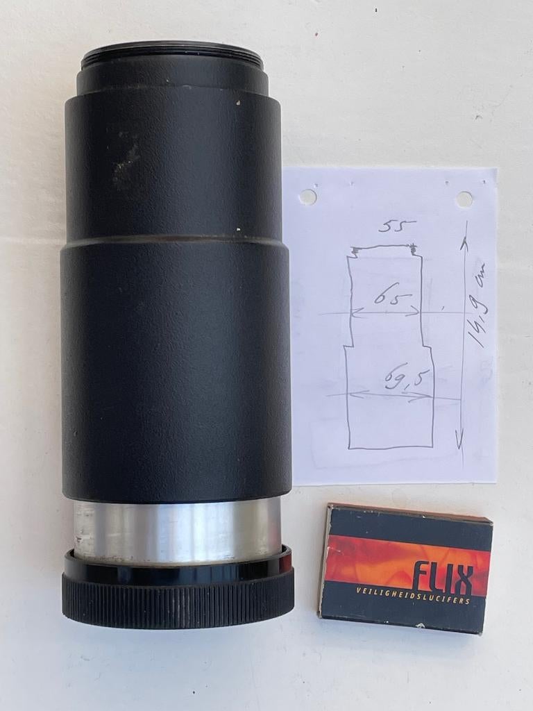 Leitz Leica 200mm f3.6 (LS-0438) projector lens & helicoid, Ophalen of Verzenden, 1960 tot 1980