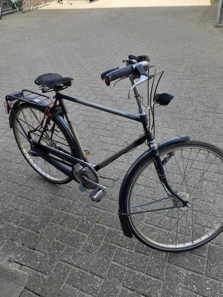 Te koop herenfiets, Gebruikt, Versnellingen, Trommelrem, Ophalen