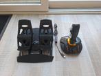 Thrustmaster T.16000M Joystick en TFRP Flight Rudder Pedals, Computers en Software, Joysticks, Ophalen of Verzenden, Gebruikt