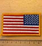 Patch Amerikaanse Vlag - Geborduurde Badge USA, Ophalen of Verzenden, Zo goed als nieuw, Overige typen