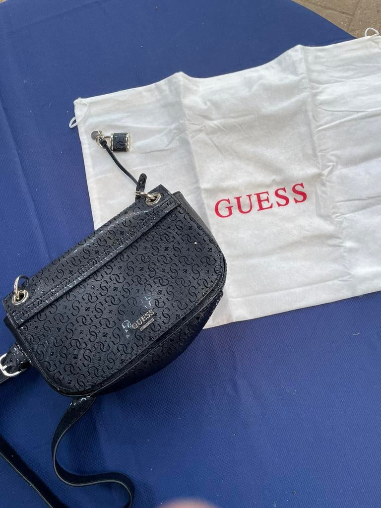 Guess tas zwart nieuw, Ophalen of Verzenden, Zo goed als nieuw, Zwart, Handtas