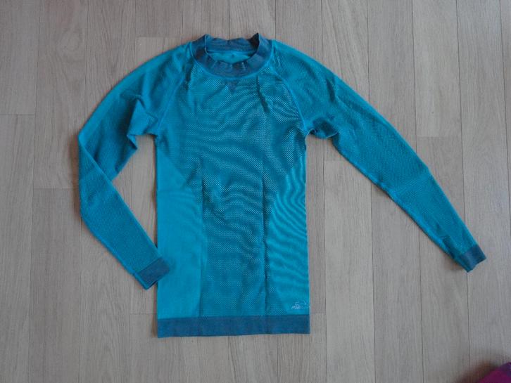 Thermo shirt Falcon turquoise mt S, Kleding | Dames, Wintersportkleding, Zo goed als nieuw, Overige typen, Maat 36 (S), Ophalen of Verzenden