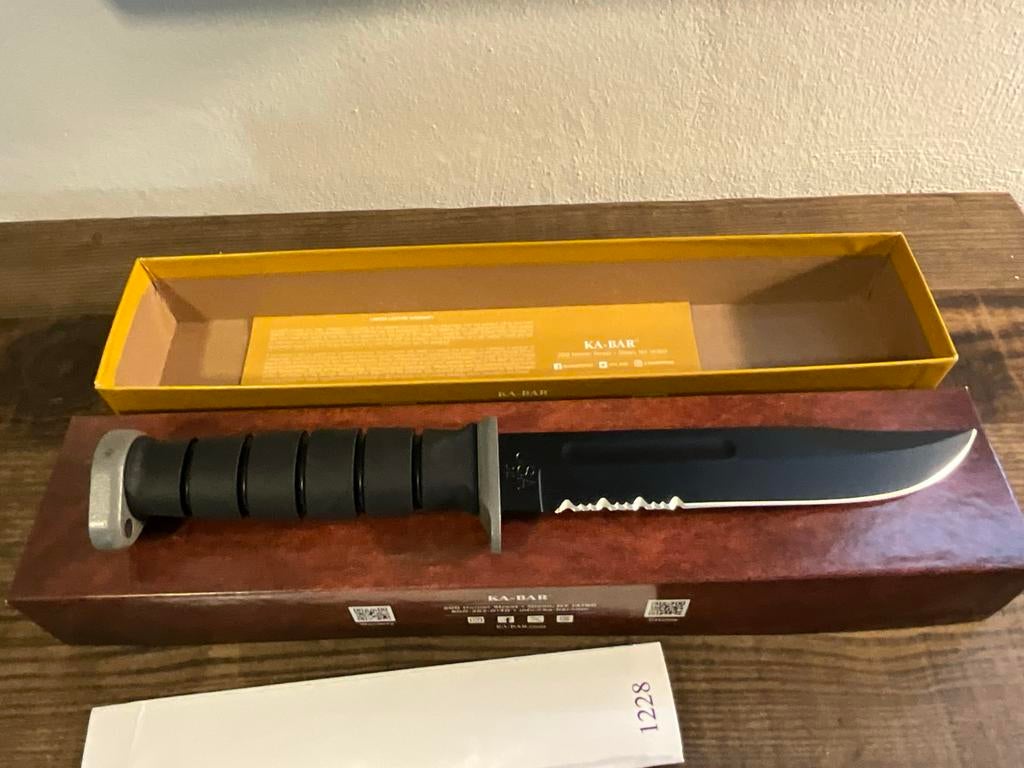 KA-BAR D2 Extreme Fighting Knife 1282 - nieuw / ongebruikt, Ophalen of Verzenden, Nieuw