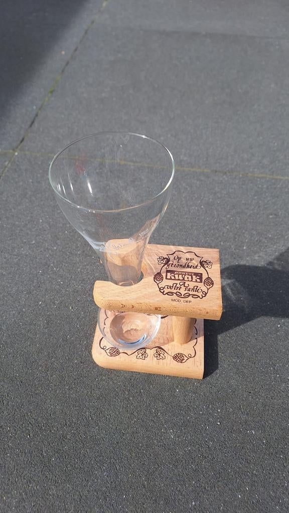 Pauwels Kwak bierglas, Ophalen, Overige typen, Hout, Zo goed als nieuw