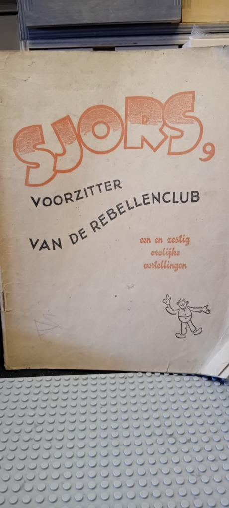 SJORS Voorzitter van de Rebellenclub nr.9 , 1947, Eén stripboek, Ophalen of Verzenden, Gelezen