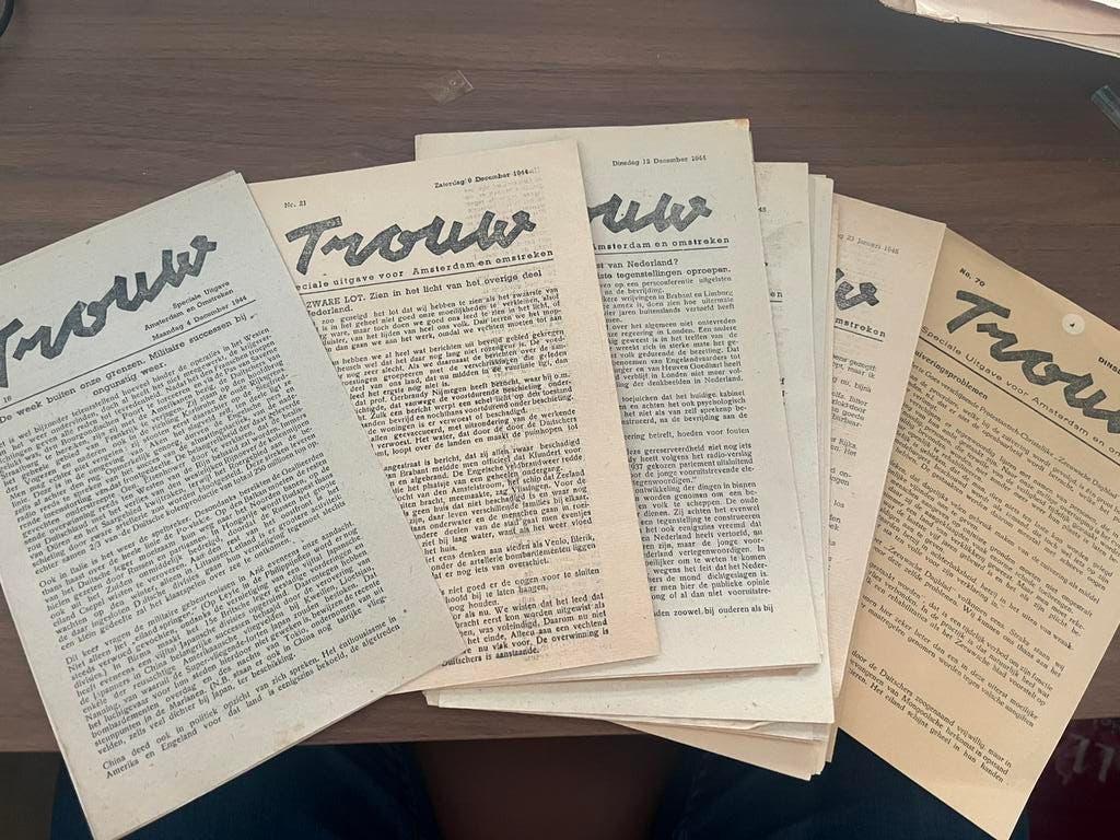 Verzetskrant Trouw 1944, Verzamelen, Ophalen of Verzenden, Nederland