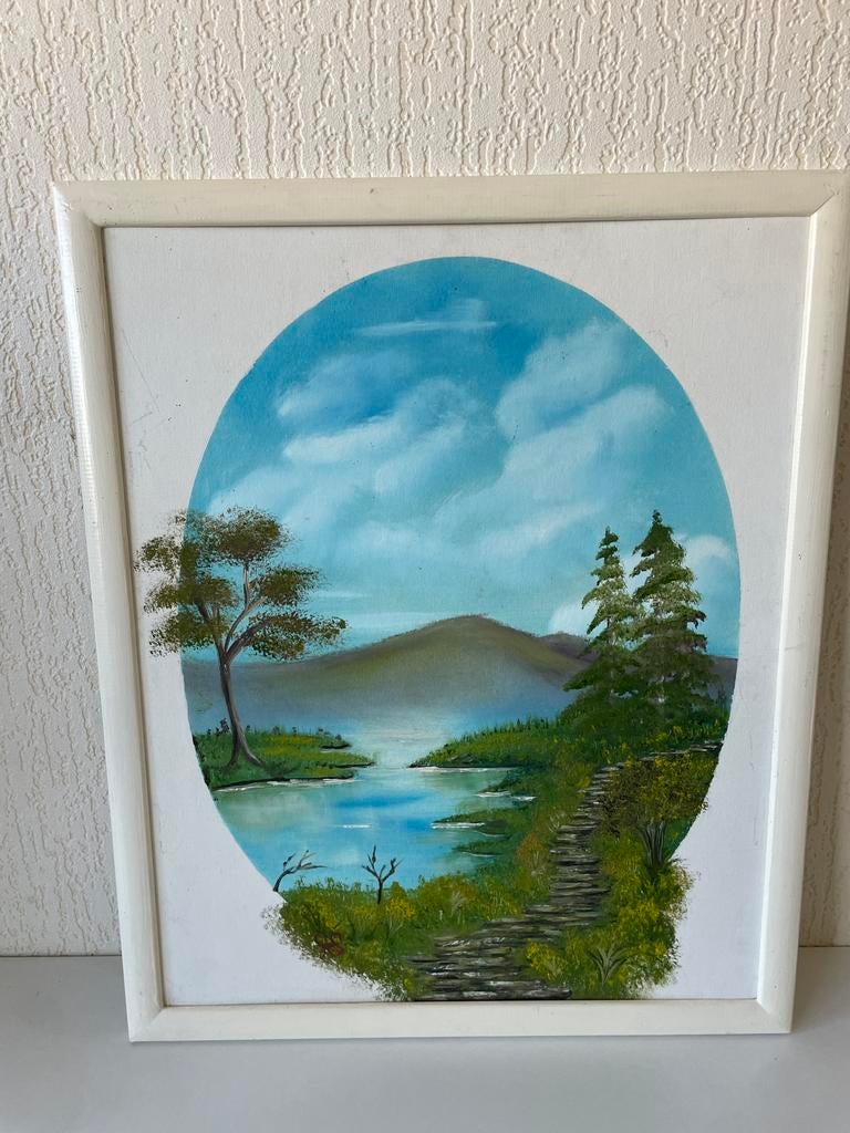 Schilderij Het Pad Naar de Stilte Gerda Slingerland, Antiek en Kunst, Ophalen