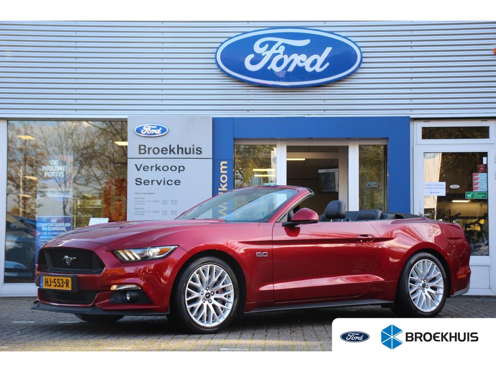 Ford Mustang Convertible 5.0 GT AUTOMAAT, Auto's, 12 maanden, Gebruikt, 4 stoelen, Bedrijf
