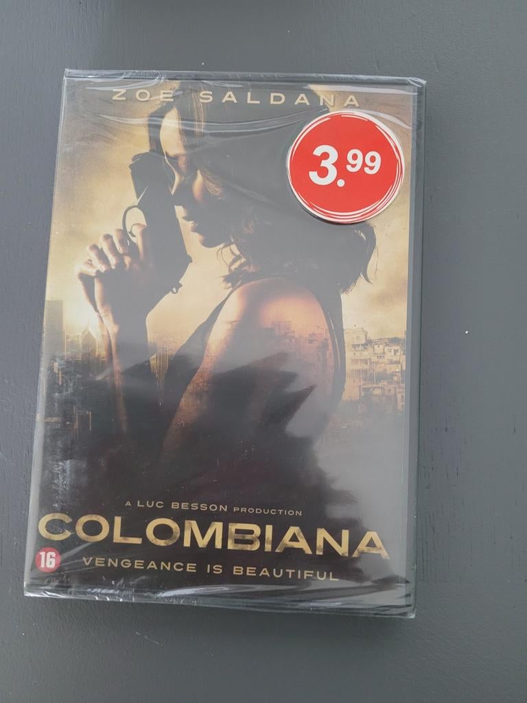 Colombiana DVD - Actiethriller met Zoe Saldana, Cd's en Dvd's, Vanaf 16 jaar, Ophalen of Verzenden, Nieuw in verpakking, Actiethriller