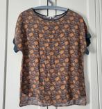YaYa Women top, shirt, bloemen, natuurtinten, maat 36, Overige kleuren, Ophalen of Verzenden, Zo goed als nieuw, Korte mouw