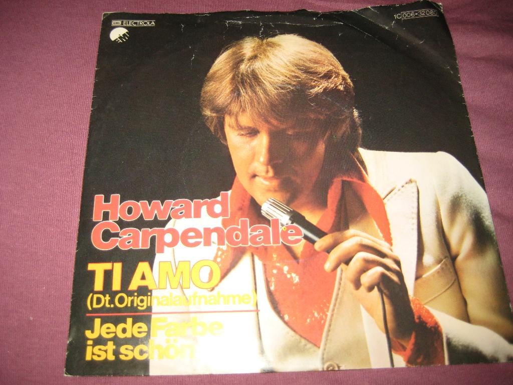 Howard Carpendale: Ti amo, Ophalen of Verzenden, Zo goed als nieuw, Pop, Single