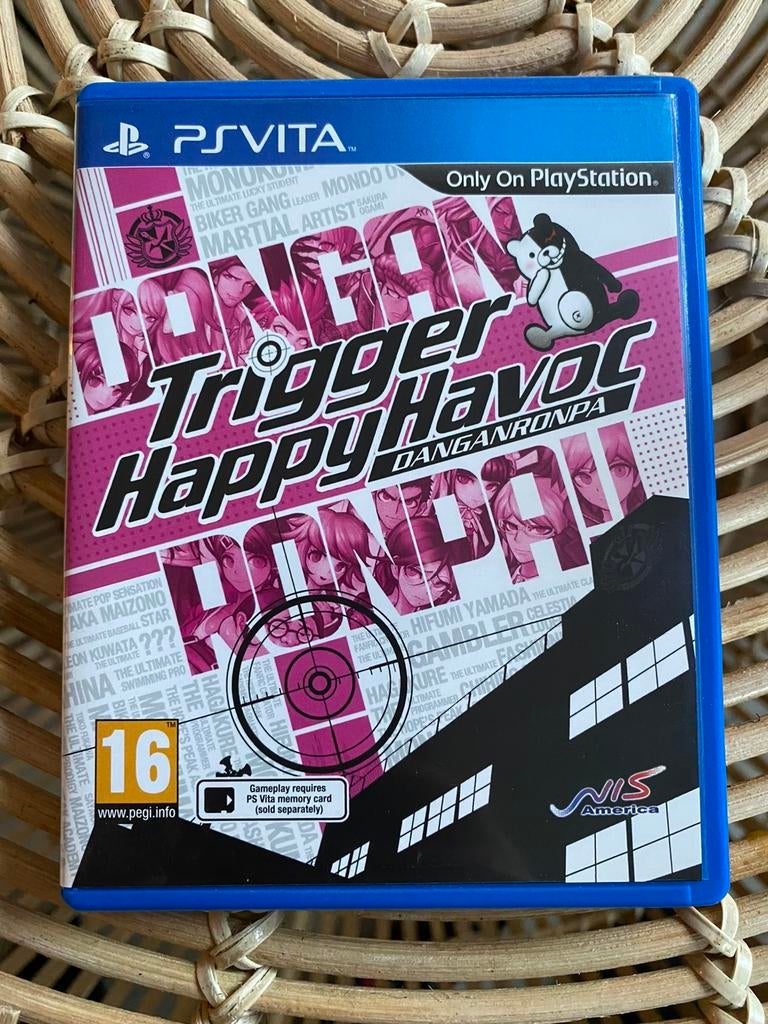 Danganronpa Trigger Happy Havoc voor de PS Vita, Spelcomputers en Games, 1 speler, Verzenden, Zo goed als nieuw, Avontuur en Actie