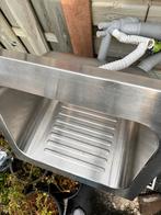 RVS wasbak / spoelbak met mengkraan, Ophalen of Verzenden, Gebruikt