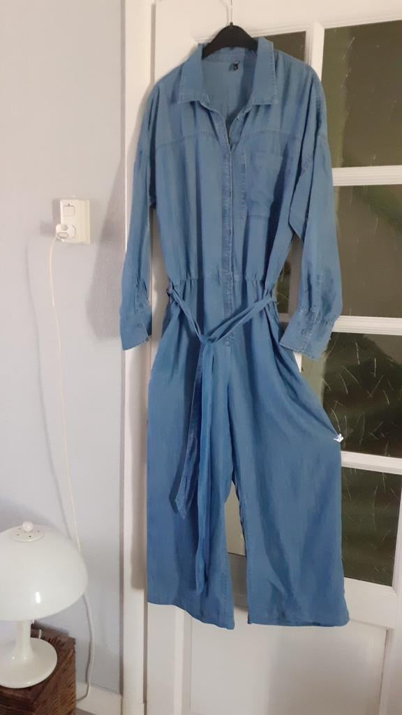 Hema jumpsuit maat L spijkerstof achtig, Blauw, Maat 42/44 (L), Nieuw, Ophalen of Verzenden