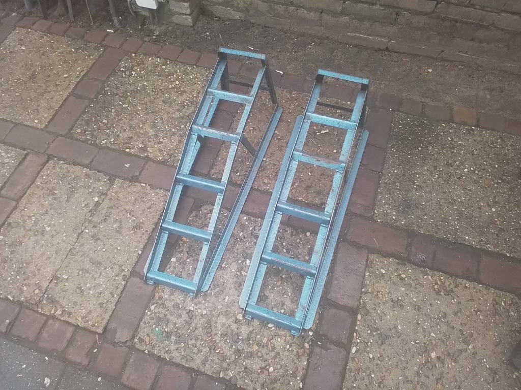 Oprijbokken auto oprijbokken, Auto diversen, Autogereedschap, Ophalen of Verzenden, Zo goed als nieuw