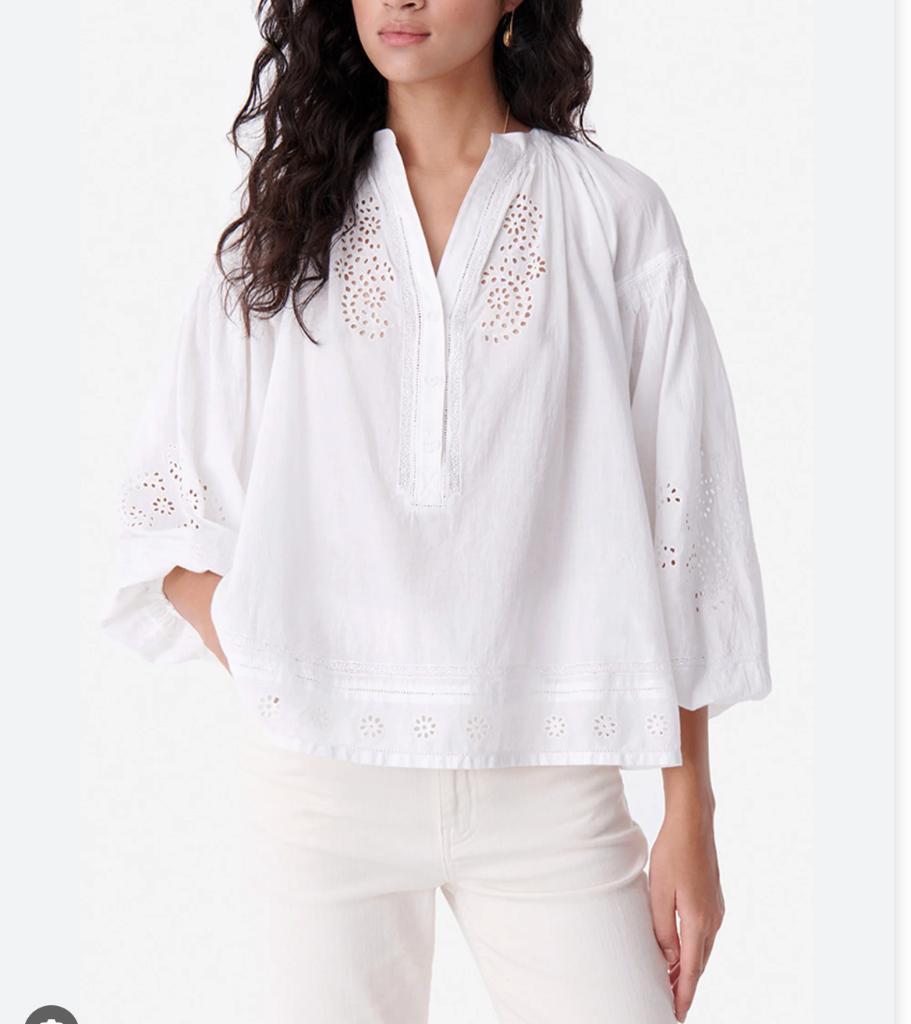 Vanessa Bruno prachtige witte blouse mt 38 ZGAN, Maat 38/40 (M), Verzenden, Wit, Vanessa Bruno