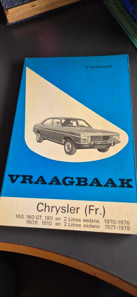 Vraagbaak Chrysler (Fr.) 1978, Ophalen of Verzenden