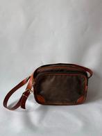 Brics schoudertas bruin leer Made in Italy, Sieraden, Tassen en Uiterlijk, Overige merken, Gebruikt, Bruin, Ophalen of Verzenden