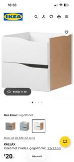 6 lades voor Kallax kast Ikea, Ophalen, Gebruikt, 25 tot 50 cm, Minder dan 100 cm