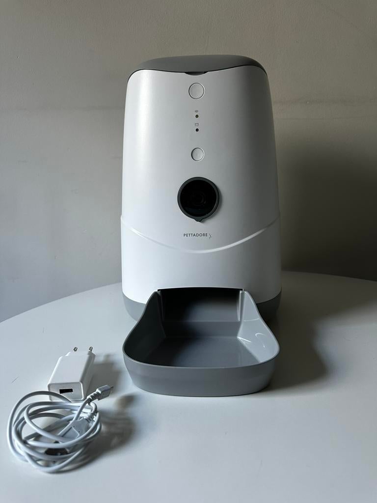 Pettadore Nutri View Automatic Feeder with Camera, Dieren en Toebehoren, Kattenvoerbakken en Drinkbakken, Zo goed als nieuw, Ophalen of Verzenden