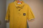 Stone Island knal gele polo embleem op de borst M, Geel, Stone Island, Gedragen, Verzenden