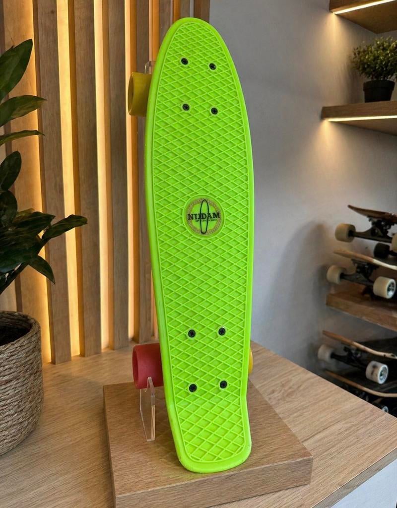 Coole Nijdam Retro Cruiser – Felgroen & Wendbaar!, Sport en Fitness, Skateboarden, Ophalen, Zo goed als nieuw