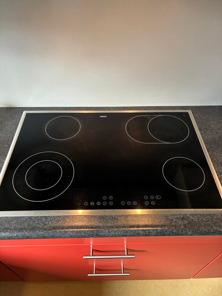 Keramische kookplaat, Witgoed en Apparatuur, Kookplaten, Ophalen, Gebruikt, Keramisch, 4 kookzones