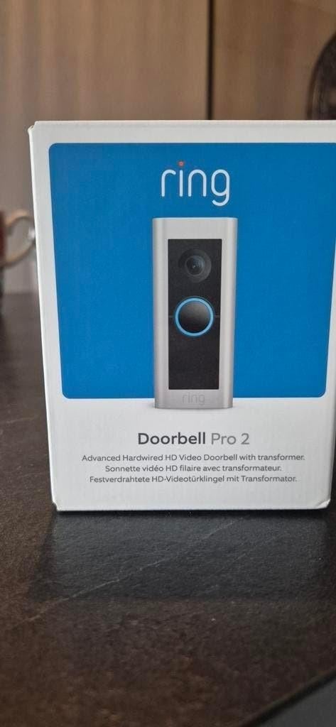 Vp€ 75 Ring pro 2 met chime en adapter, Ophalen of Verzenden, Gebruikt, Buitencamera