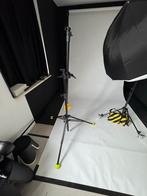 Falcon Eyes light boom statief zgan, Ophalen, Zo goed als nieuw, Complete fotostudio
