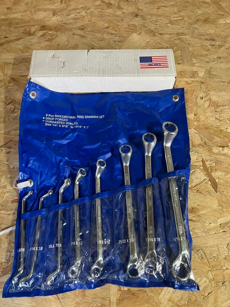 Ringsleutelset Engelse inches maten, Ophalen of Verzenden, Nieuw