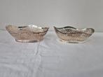twee verzilverde schaaltjes. Zeist Schoonhoven 90, Overige materialen, Ophalen of Verzenden, Overige stijlen, Schaal of Schalen