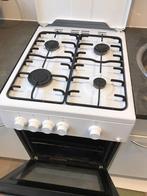 Beko gasfornuis met oven - Ideaal voor kleine keuken, Witgoed en Apparatuur, Fornuizen, Ophalen, 4 kookzones, Zo goed als nieuw