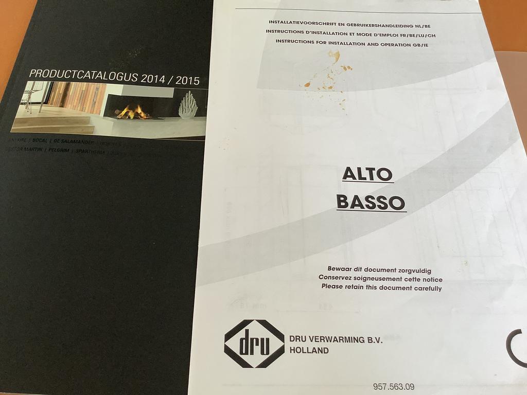 Gashaard merk Dru, Ophalen, Gebruikt, Inbouwhaard, Gashaard