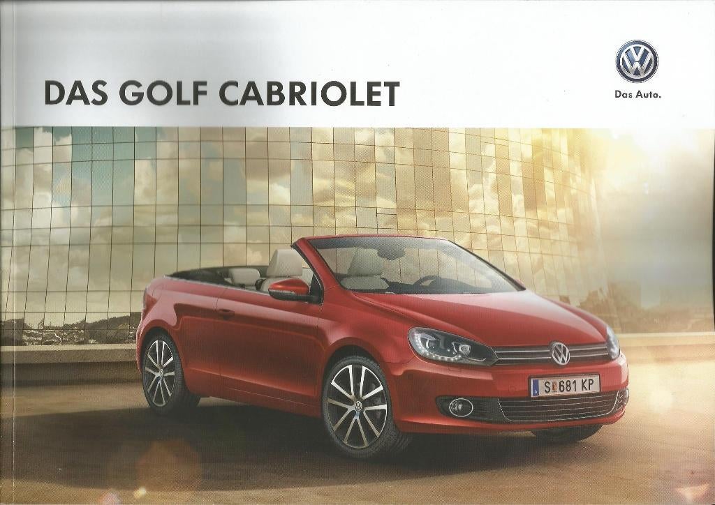 Volkswagen Golf 6 cabriolet folders, Ophalen of Verzenden, Zo goed als nieuw, Volkswagen