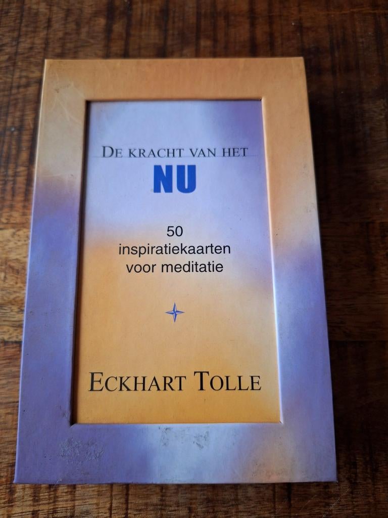 De kracht van het nu inspiratiekaarten Eckhart Tolle, Boeken, Esoterie en Spiritualiteit, Ophalen of Verzenden, Zo goed als nieuw