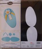 Sizzix bigz xl , card flip-flop.(Teenslipper kaart -mal), Ophalen of Verzenden, Nieuw, Overige thema's, Pons of Mal