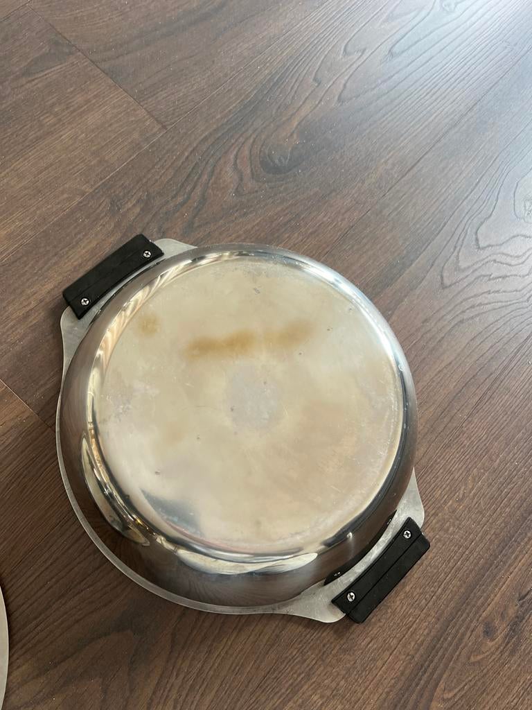 Hotpot pan 2 vakken - Let op klein gaatje, Ophalen, Gebruikt, Rvs, Kookpan of Snelkookpan
